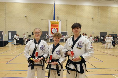 Dan Team with Trophies